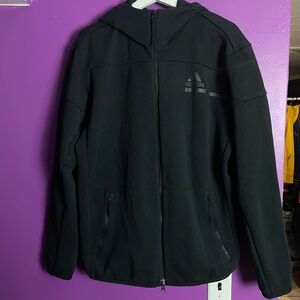 /// ADIDAS zip up activewear athliesure workout hoodie hooded sweatshirt XL \\\